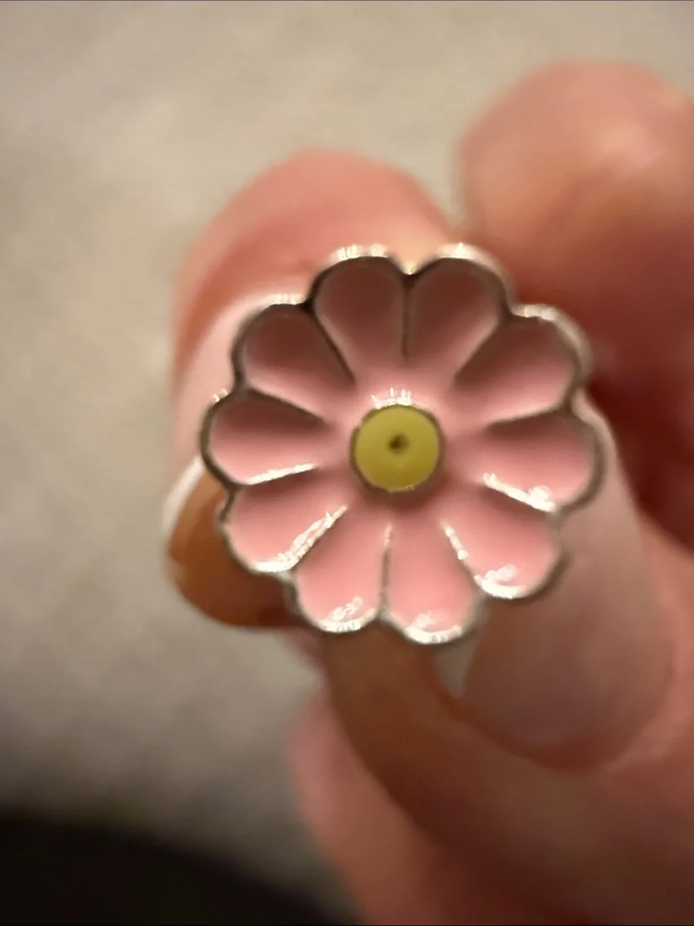 Adorable!!! Pink Daisy Flower Stud Earrings